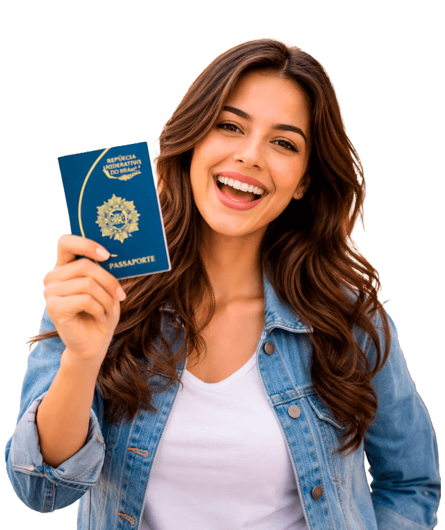 Mulher com Passaporte